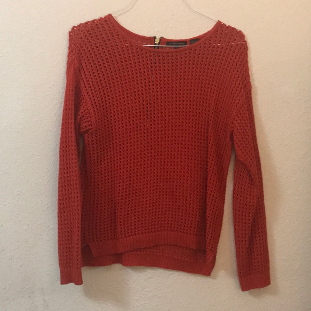 Knit Sweater Orange Jeanne Pierre
